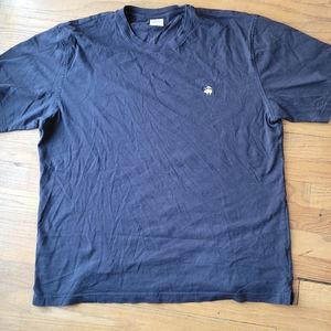 BROOKS BROTHERS logo navy blue t shirt